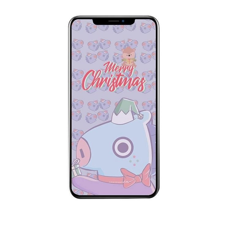 BT21 X Christmas LED Light Up iPhone Case