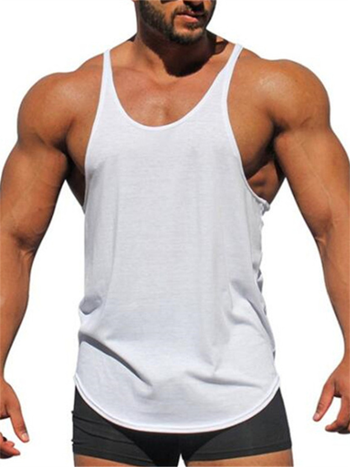Men's Tank Top Vest Top Gym Shirt Muscle Shirt Crewneck Sports & Outdoor Athleisure Sleeveless Clothing Apparel Fashion Streetwear Bodybuilding Fitness