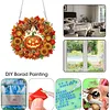 Autumn Pumpkins DIY Acrylic 5D Crystal Diamond Gem Art Hanging Ornament