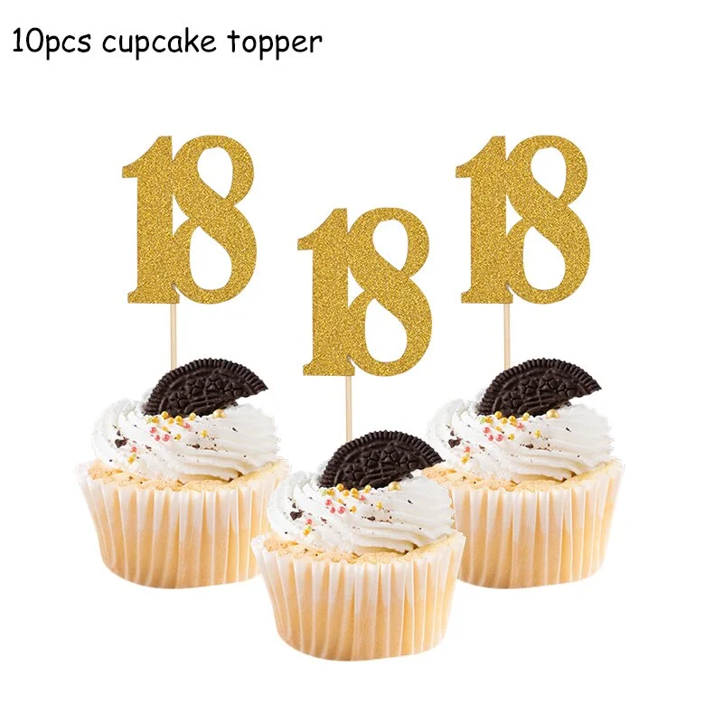 Happy Birthday 18th 30th 40th 50th Rose Gold Satin Sash Crystal Crown Tiara Adult Birthday Party Decoration Anniversary Supplies