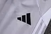 Joyfball 2025/2026 Real Madrid Long Zipped Jacket White Grey Football Jersey 1:1 Thai Quality 