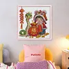 Snake-14CT Stamped Cross Stitch 47*47cm/18.5*18.5in tapestrymarket