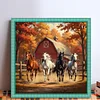 Horse Farm-11CT Stamped Cross Stitch 50*50cm/19.69*19.69in tapestrymarket