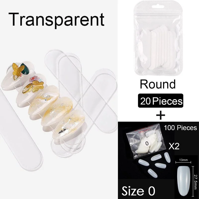 250 PCS Same Size Fake Nails Oval Shape False Nail Tips For Drawing Nail Design Acrylic Full Nails Art Size 0 1 2 3 4 Available-Nail Inspo