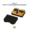 Mini Mechanical Keyboard Wired RGB Buzzer + Solenoid Valve Aluminum Office Gaming Keyboard Gamer Gift