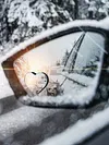Heart Shaped Blind Spot Mirrors for Cars Vehicle Frameless Stick-On Side Mirror