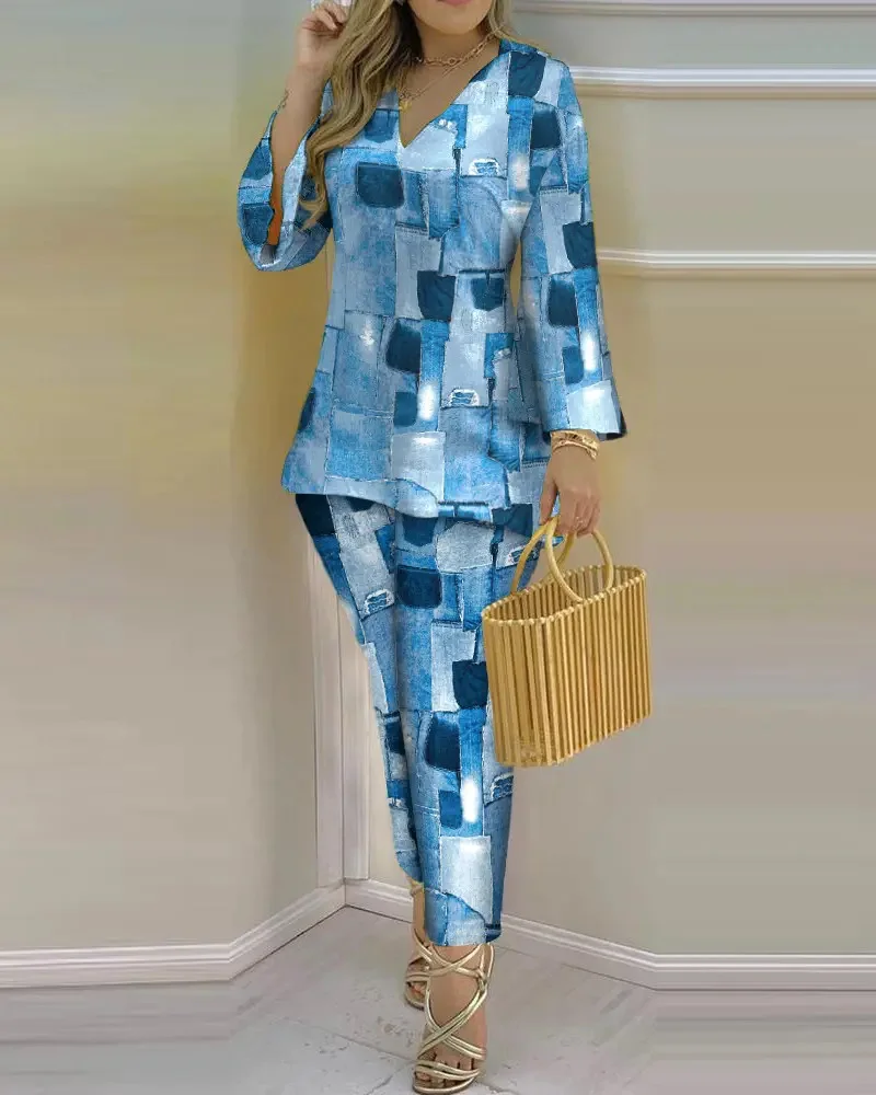 Uveng Uveng Women's Clothing 2023 Spring New V-Neck Long-Sleeved Fashion Suit Women