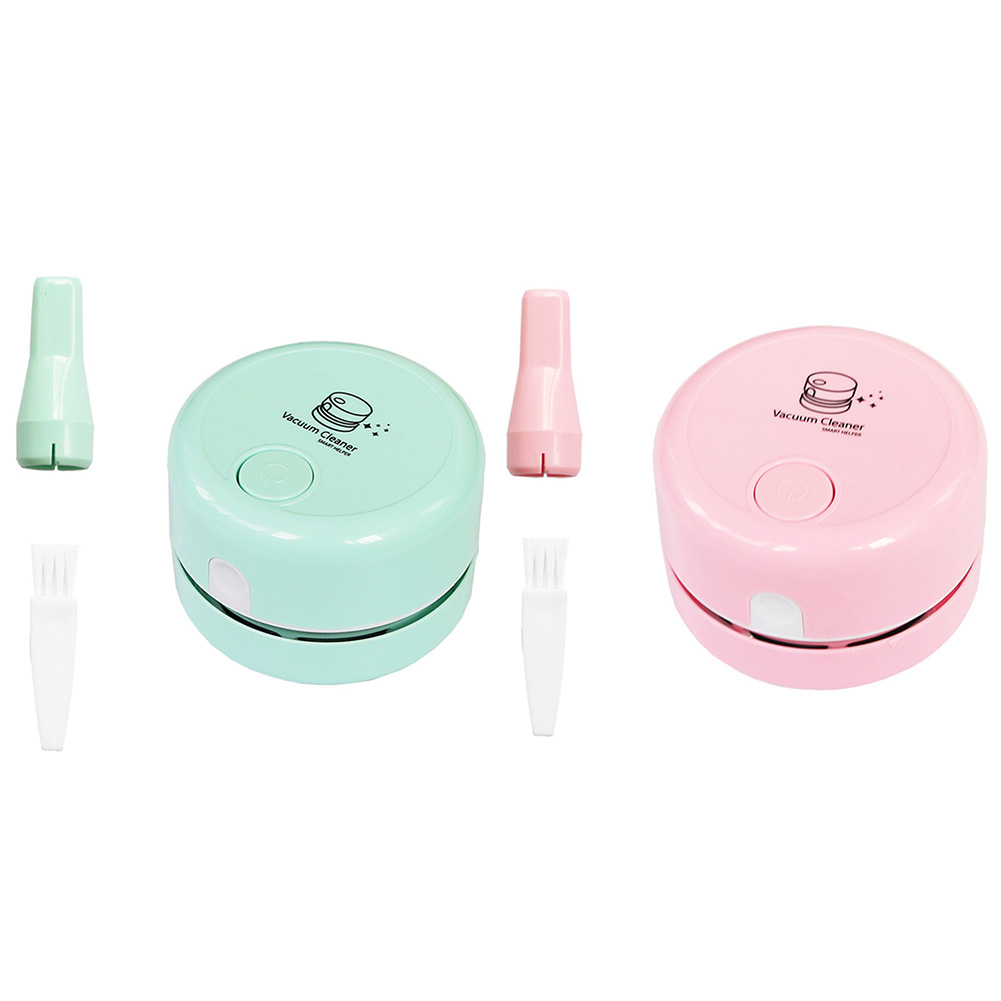 Portable Mini Dust Vacuum Desktop Cleaner Diamond Beads Sweeper for Home