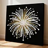 Fireworks DIY Pearl Diamond Art Kit for Adults Home Decor 25x25cm With Frame
