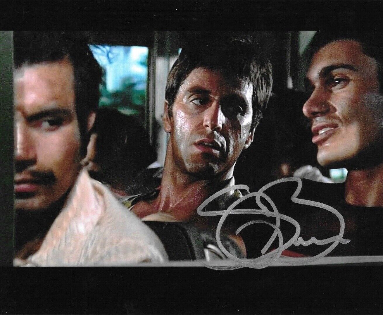 * STEVEN BAUER * signed 8x10 Photo Poster painting * SCARFACE MANNY * PROOF * COA * 20