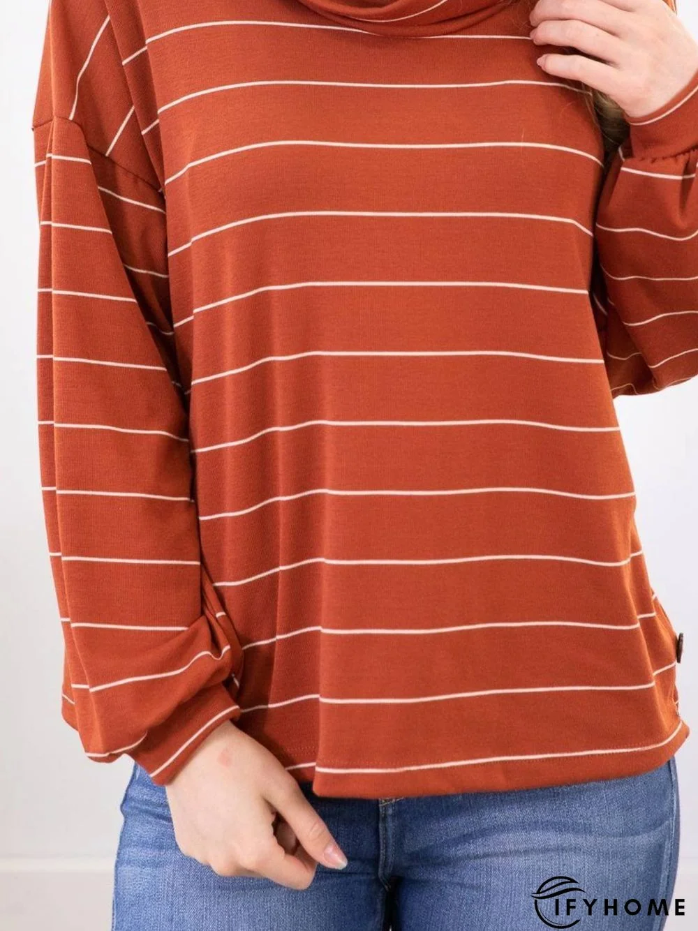 Cotton Blends Tops | IFYHOME