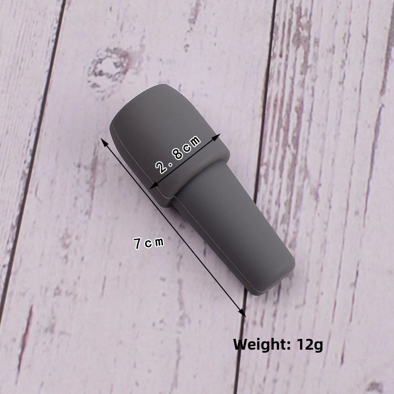 Silicone Tape Handle Red Wine Stopper Wine Silicone Double Seal Anti-falling Bottle Stopper Fresh Wine Stopper High Temperature Resistant