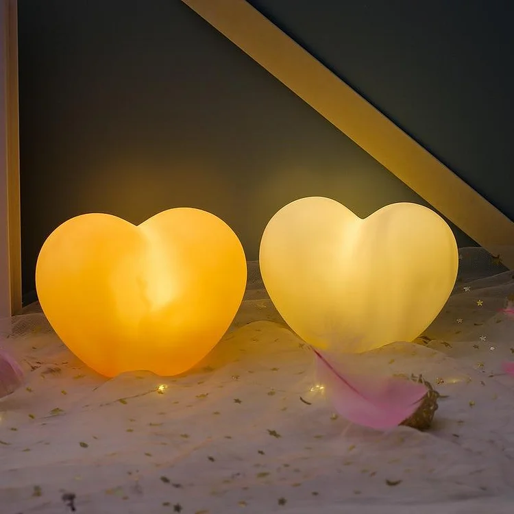 Heart shaped night deals light