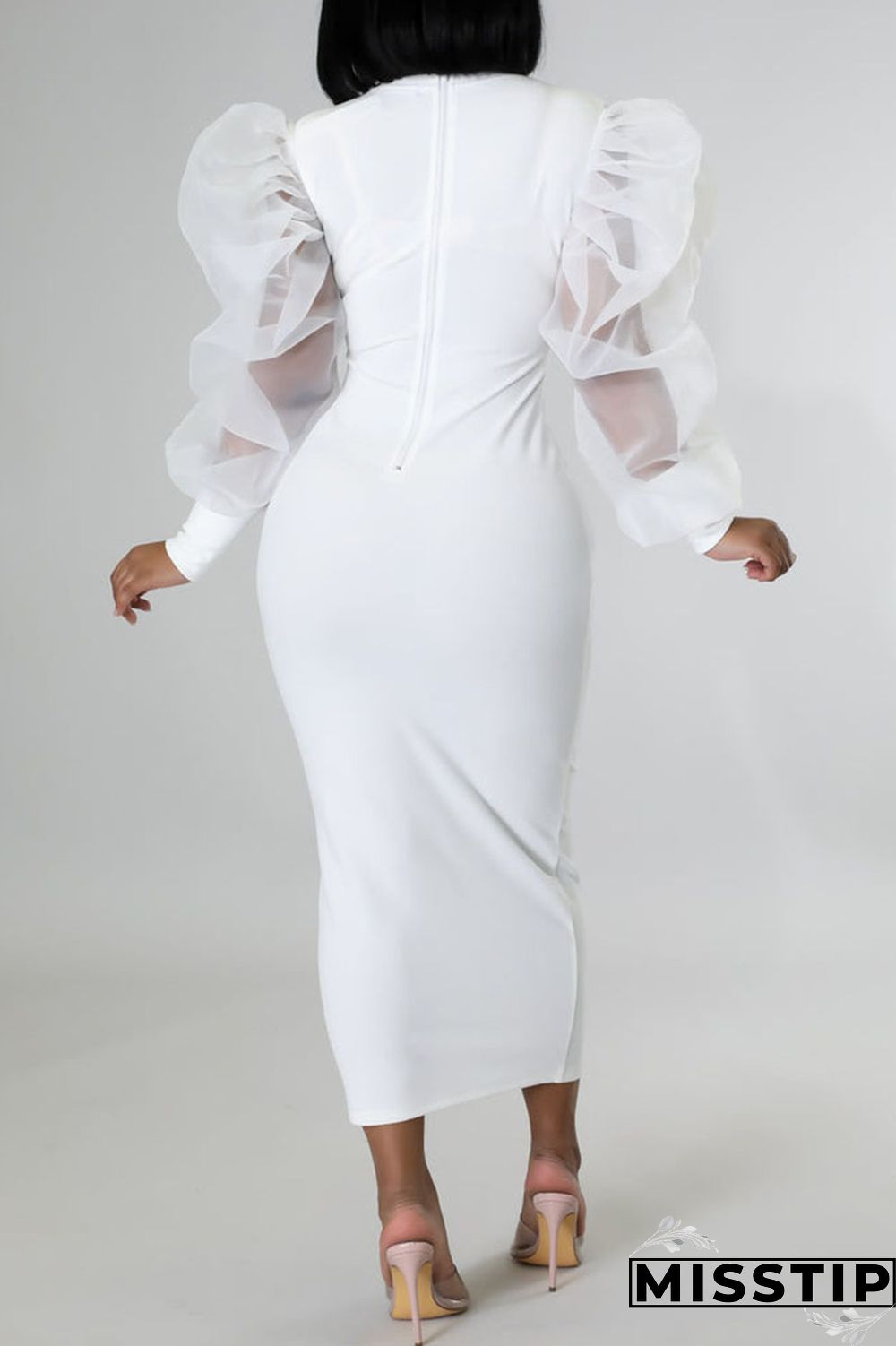 Black Fashion Casual Solid Patchwork O Neck Long Sleeve Dresses