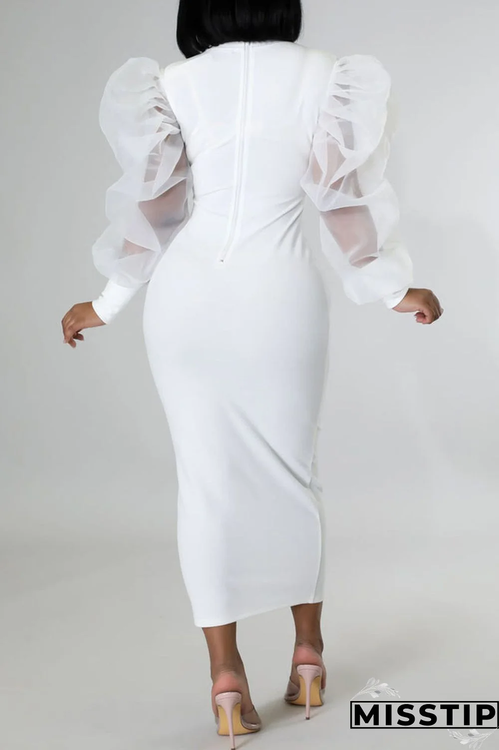 Black Fashion Casual Solid Patchwork O Neck Long Sleeve Dresses