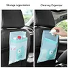 Car Garbage Bag Car Seat Back Storage Bag Leak Proof Vomit Bag (Multicolor)