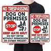 No Trespassing My Dog Is An Asshole - Vintage Metal Signs(12*16Inch) - Warning 