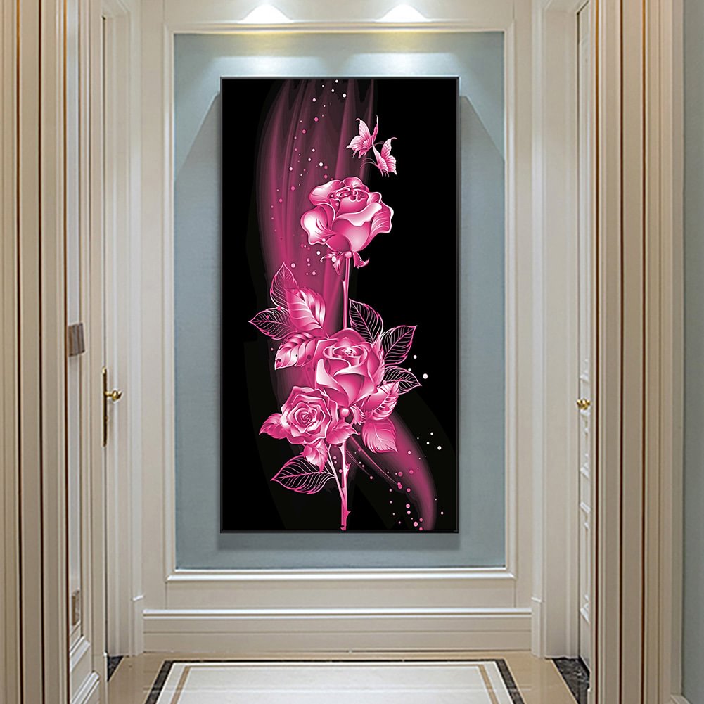 Diamond Painting - Full Round - Rose (40*80cm)