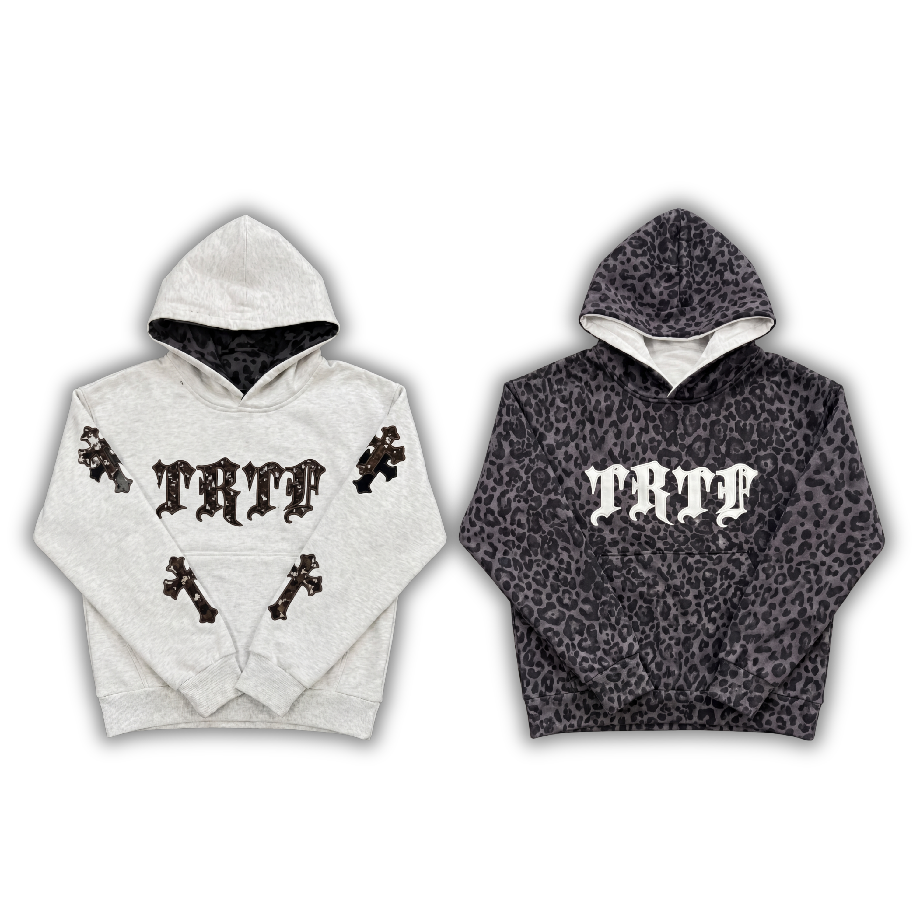Reversible Leopard Print Hoodie