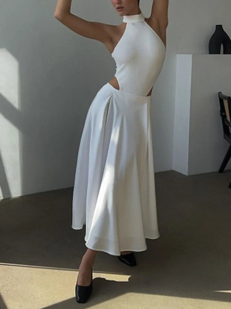 Satin High Waist Loose Skirts