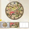 2D DIY Acrylic Bicycle Diamond Painting Clock Pendant w/ Clock Function Wall Art