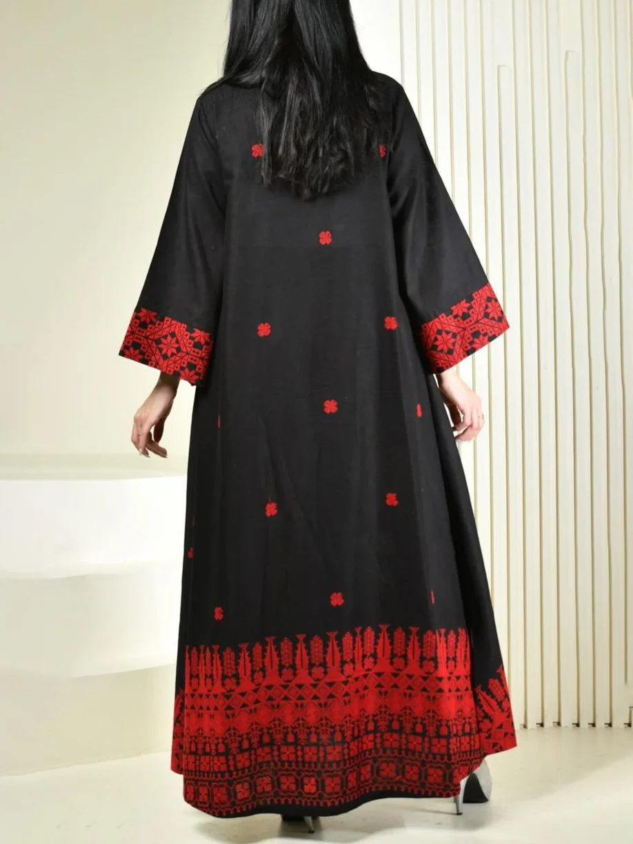 Stylish Printed Robe Dress-inspireuse