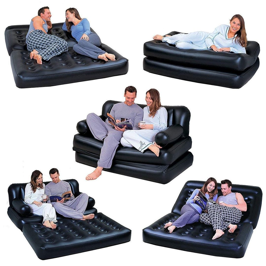 Air Sofa Bed 5-in-1 Inflatable Couch with Electric Pump | IFYHOME