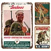 3PCS The Finest Army - Vintage Metal Signs Set - 20*30cm/30*40cm