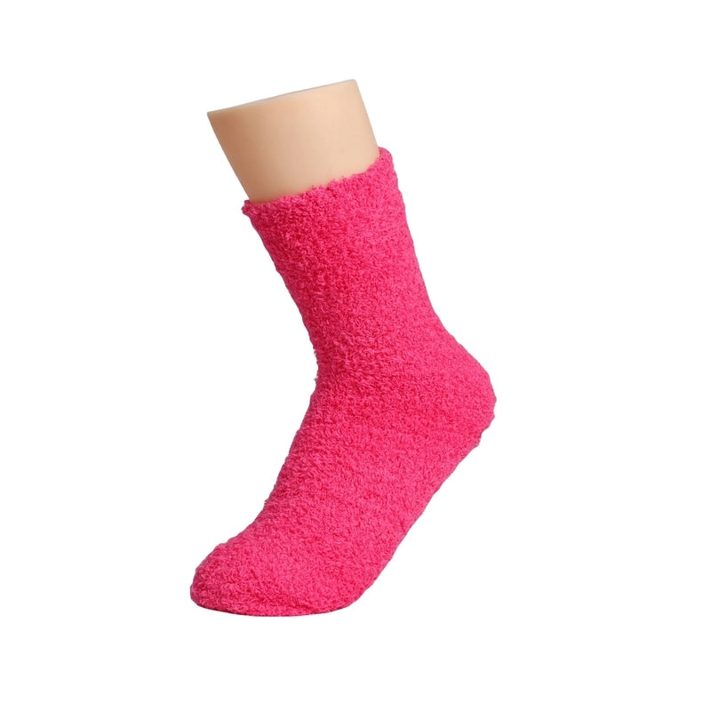 Coral Velvet Socks Women’s Hot Carpet Velvet Socks Winter Solid Color Thickened Floor Sleeping Plush Socks