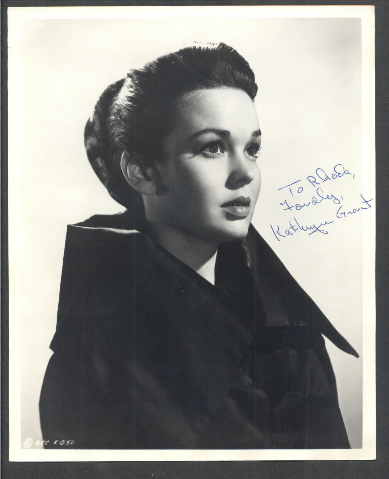 Kathryn Grant Crosby - Signed Vintage Celebrity Autograph Photo Poster painting - 7th Voyage of