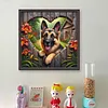 Love Puppy-11CT Stamped Cross Stitch 40*40cm/15.75*15.75in