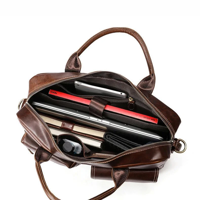 Mens Business Large Capacity Durable Briefcase