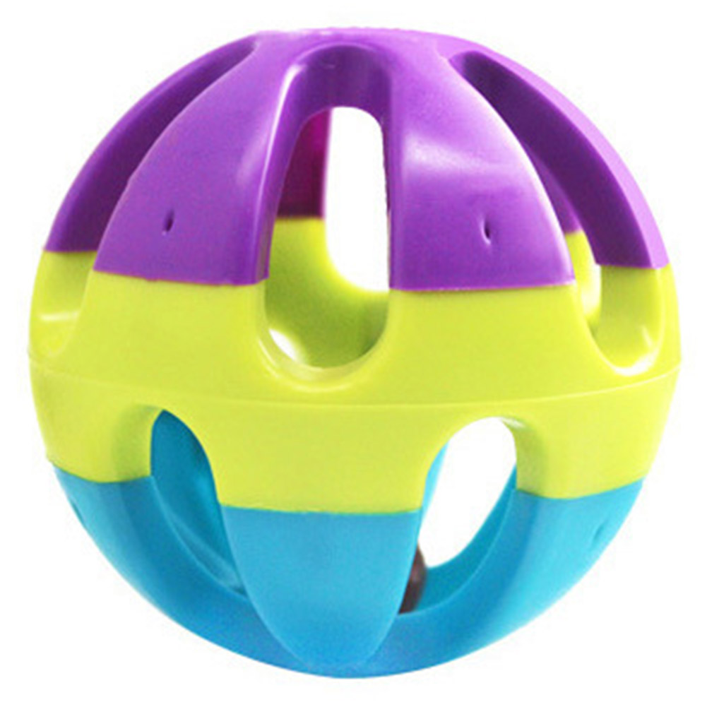 

Cat Toy Ball With Bell, Colorful Pet Toy Plastic Jingle Ball For Cat Dog, 501 Original