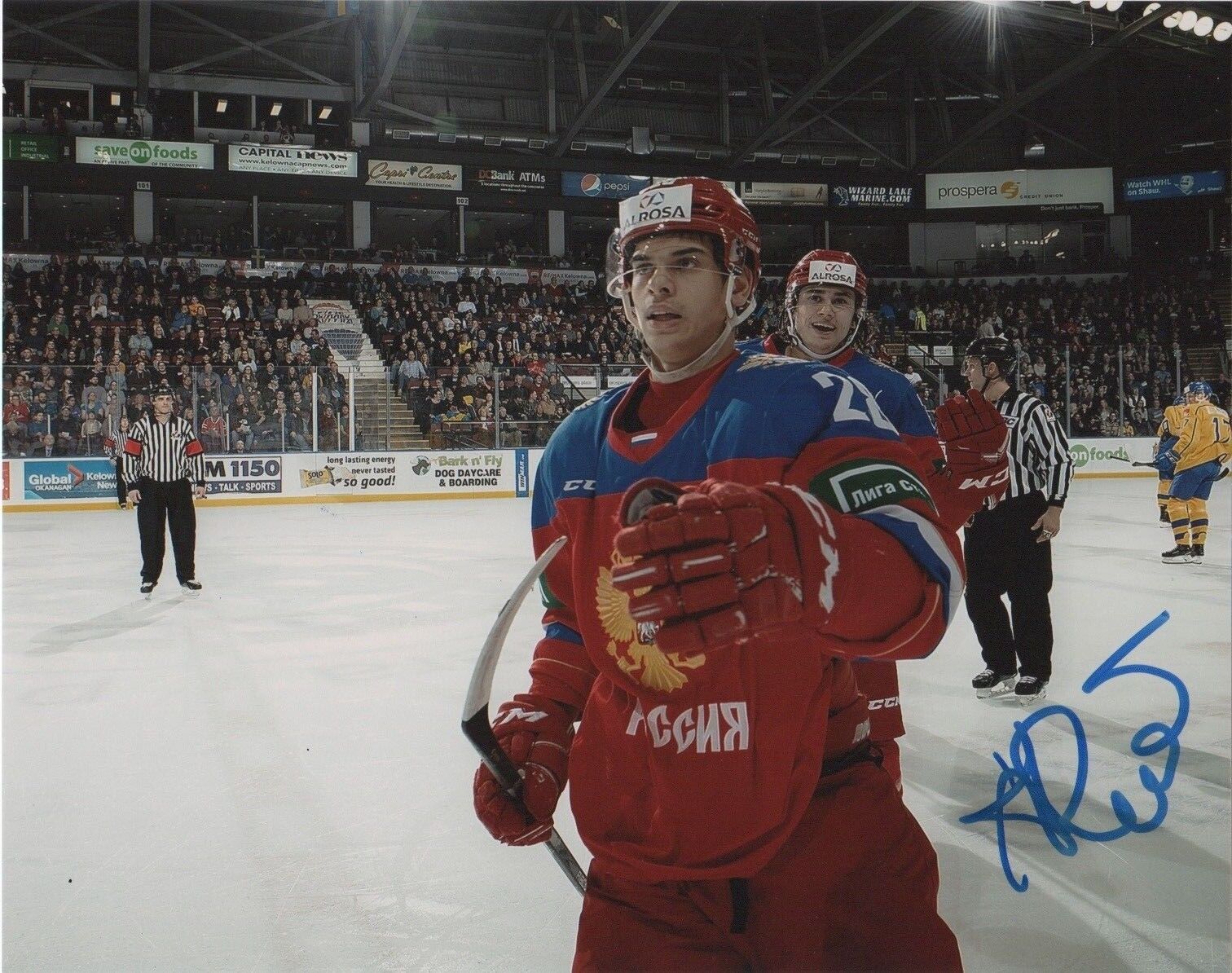 Russia Alexander Romanov Autographed Signed 8x10 IIHF Photo Poster painting COA #2