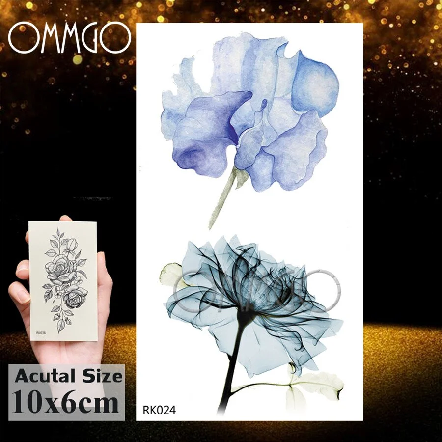 Sdrawing Doodle Tiger Flash Geometric Temporary Tattoos Sticker Diamond Fake Tatoos For Kids Boys Custom Tattoo Body Art