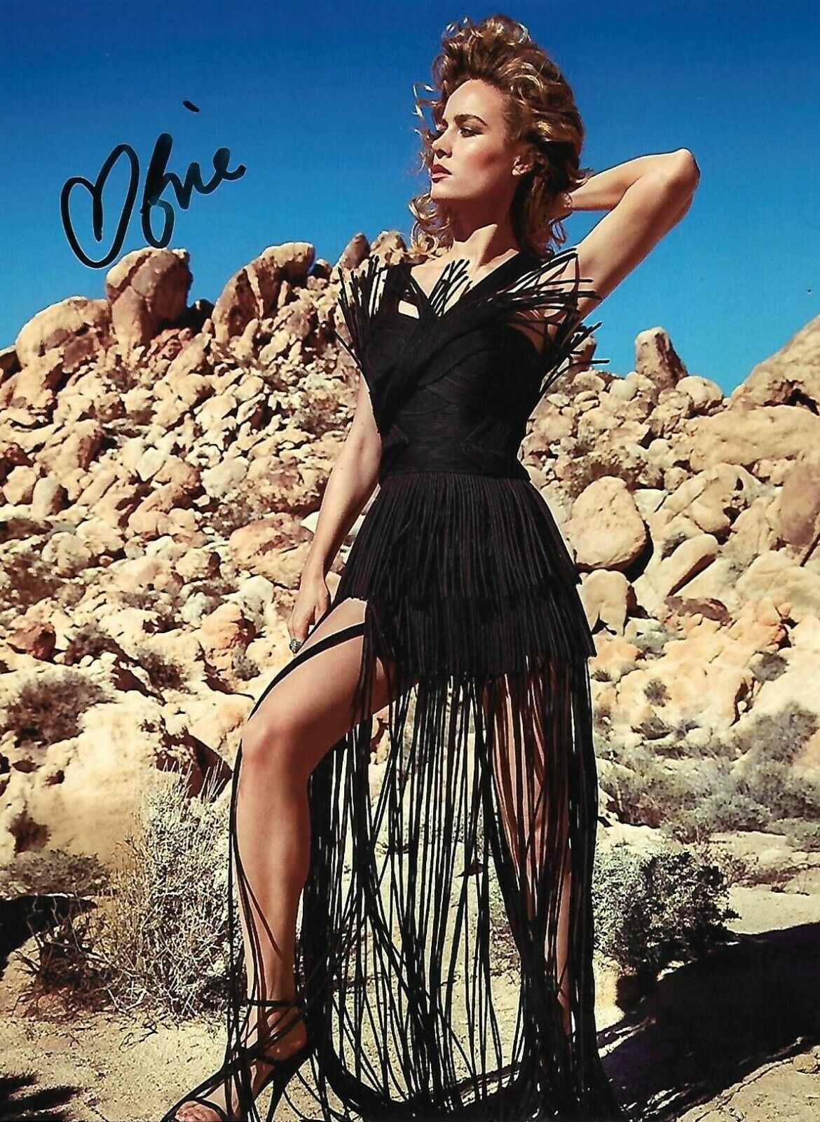 Brie Larson signed Autographed Photo Poster painting RARE HOT SEXY Captain Marvel