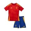 Spain Home Kids Soccer Jerseys Kit EURO 2024
