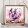 Diamond Painting-DIY Full Round Drill Goblet Elephant