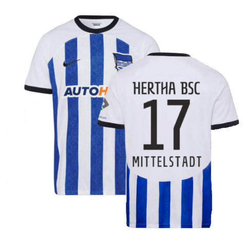 BSC Hertha Berlin Maximilian Mittelstädt 17 Home Trikot 2022-2023
