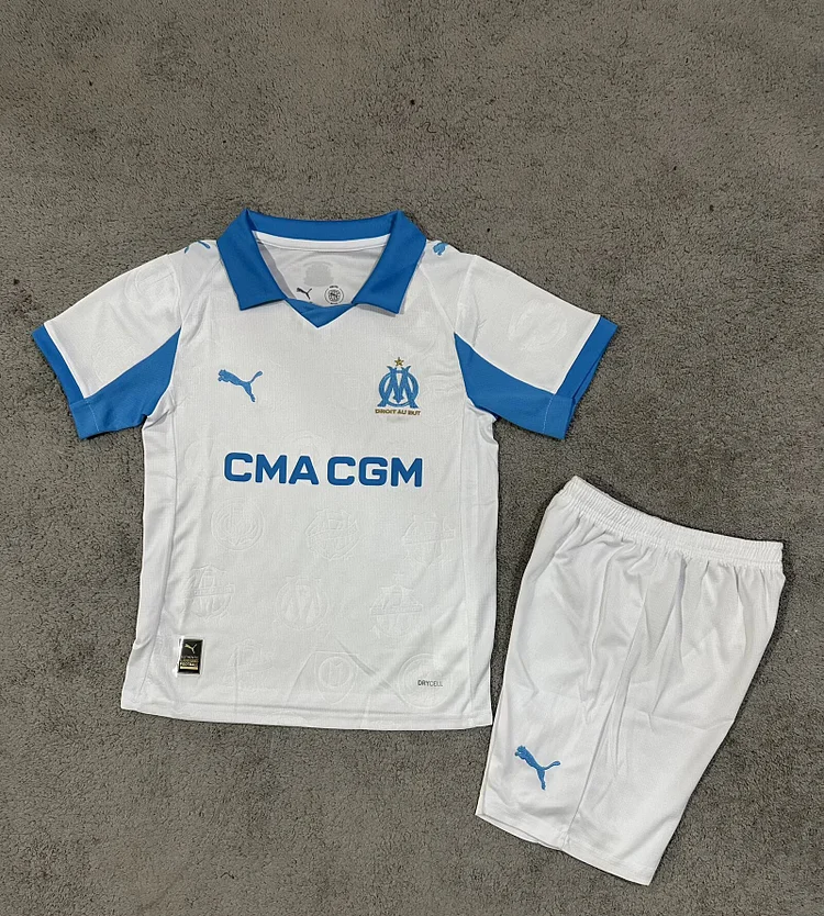 25/26 Marseille Home Children's Jersey