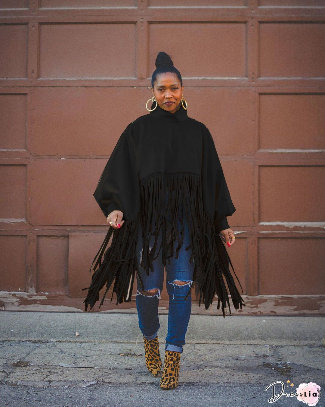 Vintage Solid Outerwear