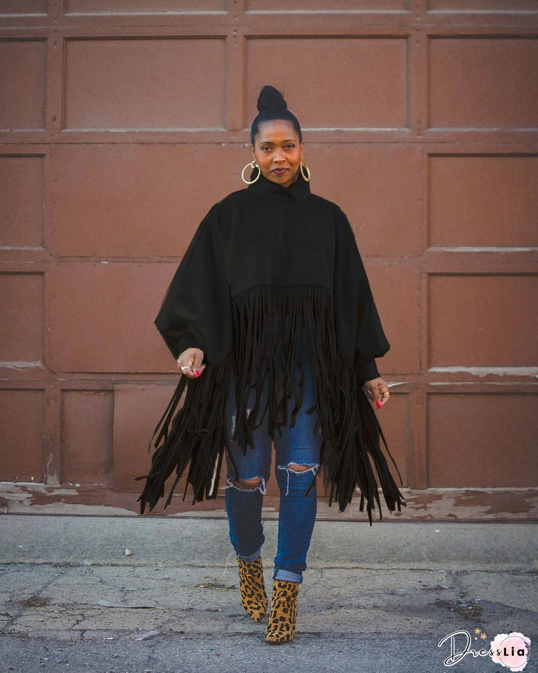 Vintage Solid Outerwear