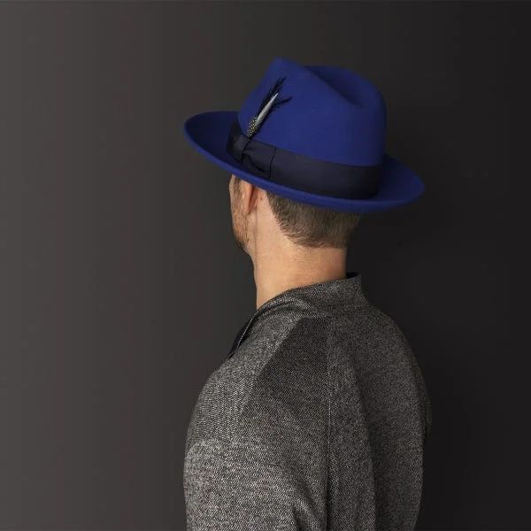 7 Colors-Brixon Fedora &ndash; Cordovan [Fast shipping and box packing]