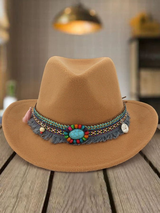 Western National Style Top Hat