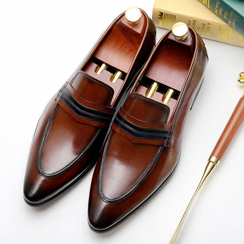Brown Loafers For Men : Free Shipping