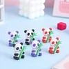 20PCS Cute Cartoon Panda Erasers for Kids Student Office Exam Stationery Gift