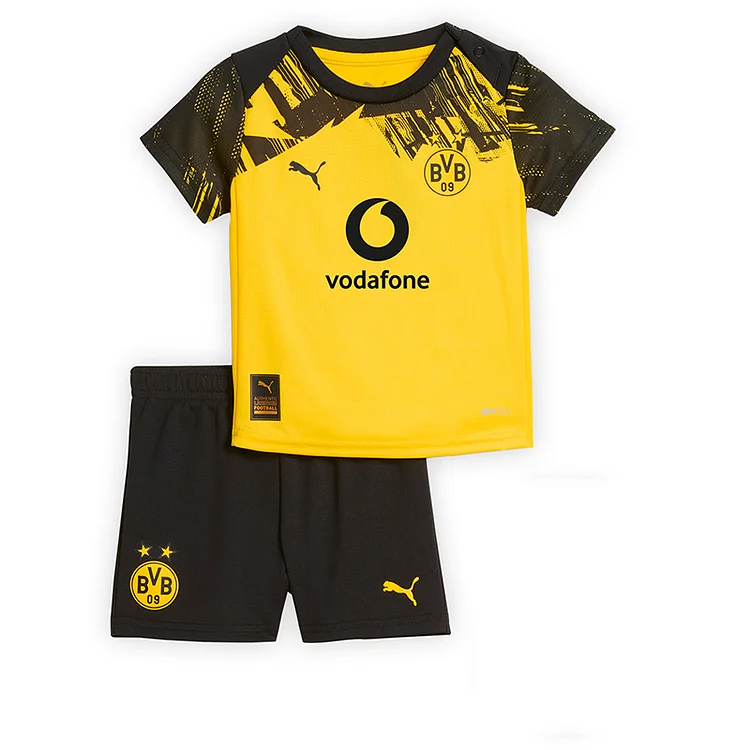 Kids Dortmund 25/26 Home Jersey  Football Kit