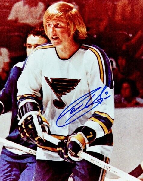 Garry Unger Signed - Autographed St. Louis Blues 8x10 inch Photo Poster painting + RDM COA