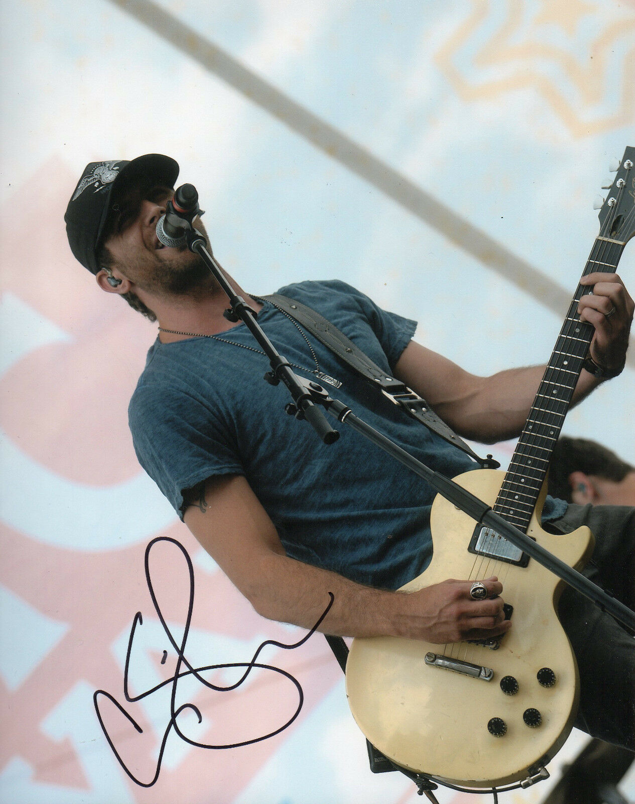 Canaan Smith country hunk REAL hand SIGNED concert Photo Poster painting #2 w/ COA