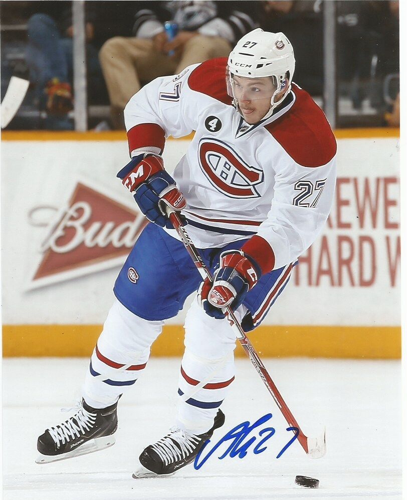 Montreal Canadiens Alex Galchenyuk Signed Autographed 8x10 Photo Poster painting COA BB